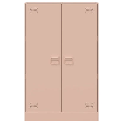 Skänk DIV. rosa 67x39x107 cm stål