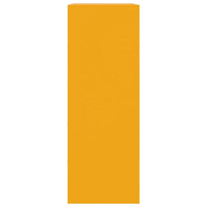 Skänk DIV. senapsgul 67x39x107 cm stål