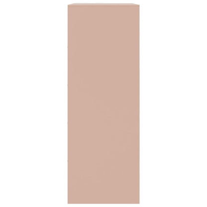 Skänk DIV. rosa 67x39x107 cm stål