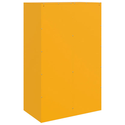 Skänk DIV. senapsgul 67x39x107 cm stål