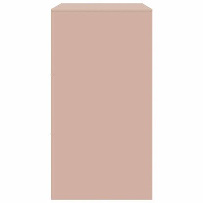 Skänk DIV. rosa 67x39x73 cm stål