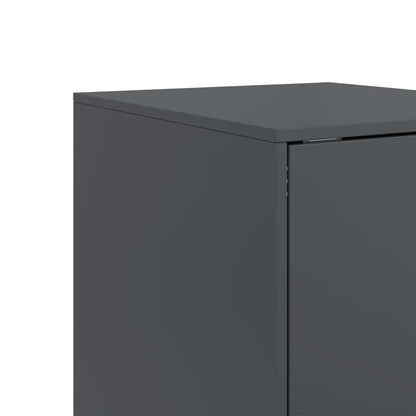 Skåp DIV. antracit 34,5x39x107 cm stål