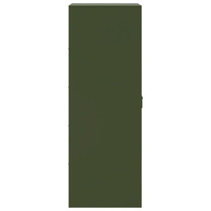 Skänk DIV. olivgrön 34,5x39x107 cm stål