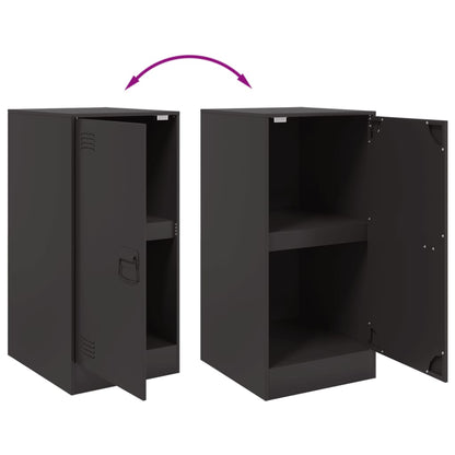 Skänk DIV. Svart 34,5x39x73 cm stål