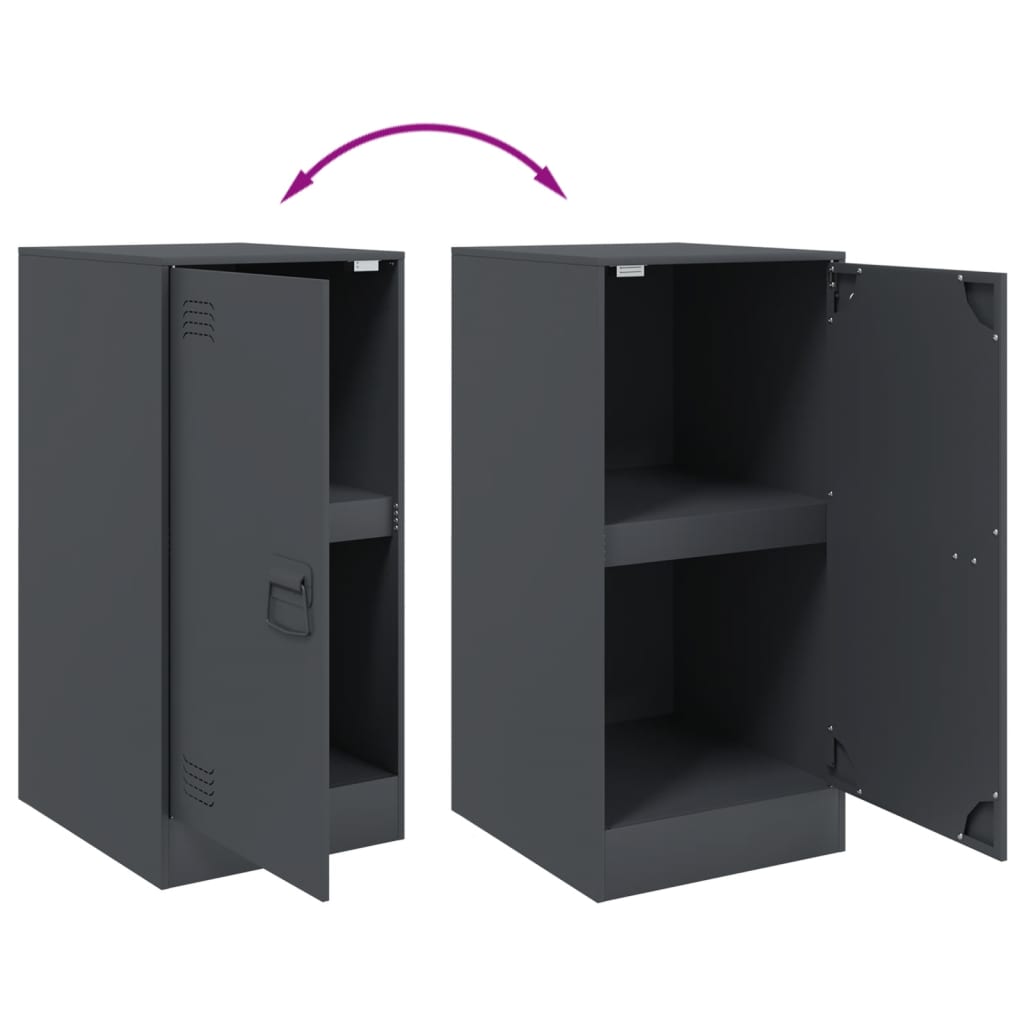 Skänk DIV. antracit 34,5x39x73 cm stål