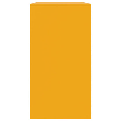 Skänk DIV. senapsgul 99x39x73 cm stål