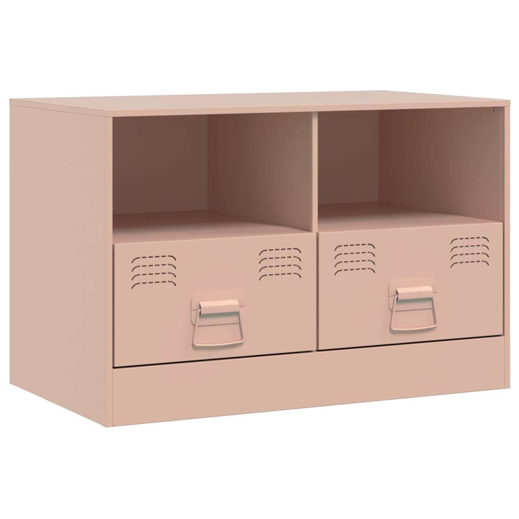 TV-Möbel DIV. TV-Skåp rosa 67x39x44 cm stål