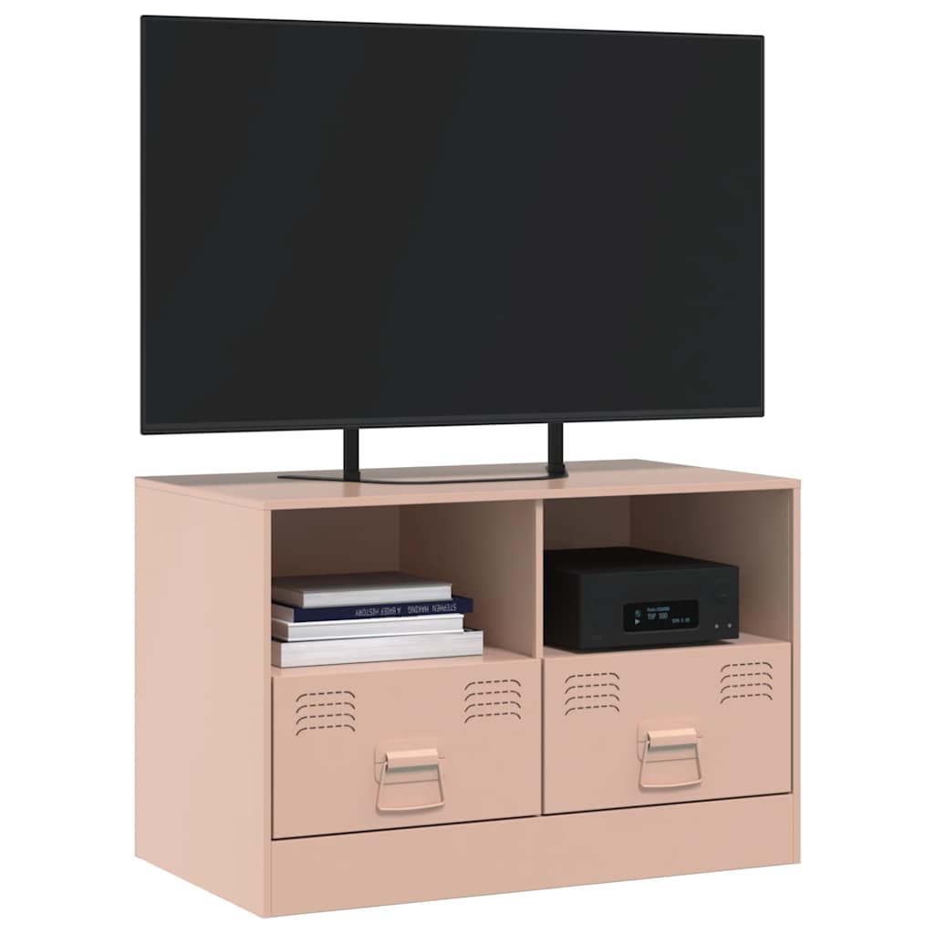TV-Möbel DIV. TV-Skåp rosa 67x39x44 cm stål