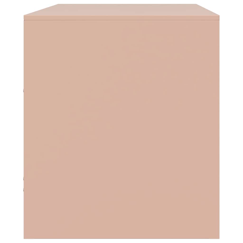 TV-Möbel DIV. TV-Skåp rosa 67x39x44 cm stål