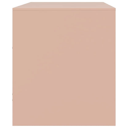 TV-Möbel DIV. TV-Skåp rosa 67x39x44 cm stål