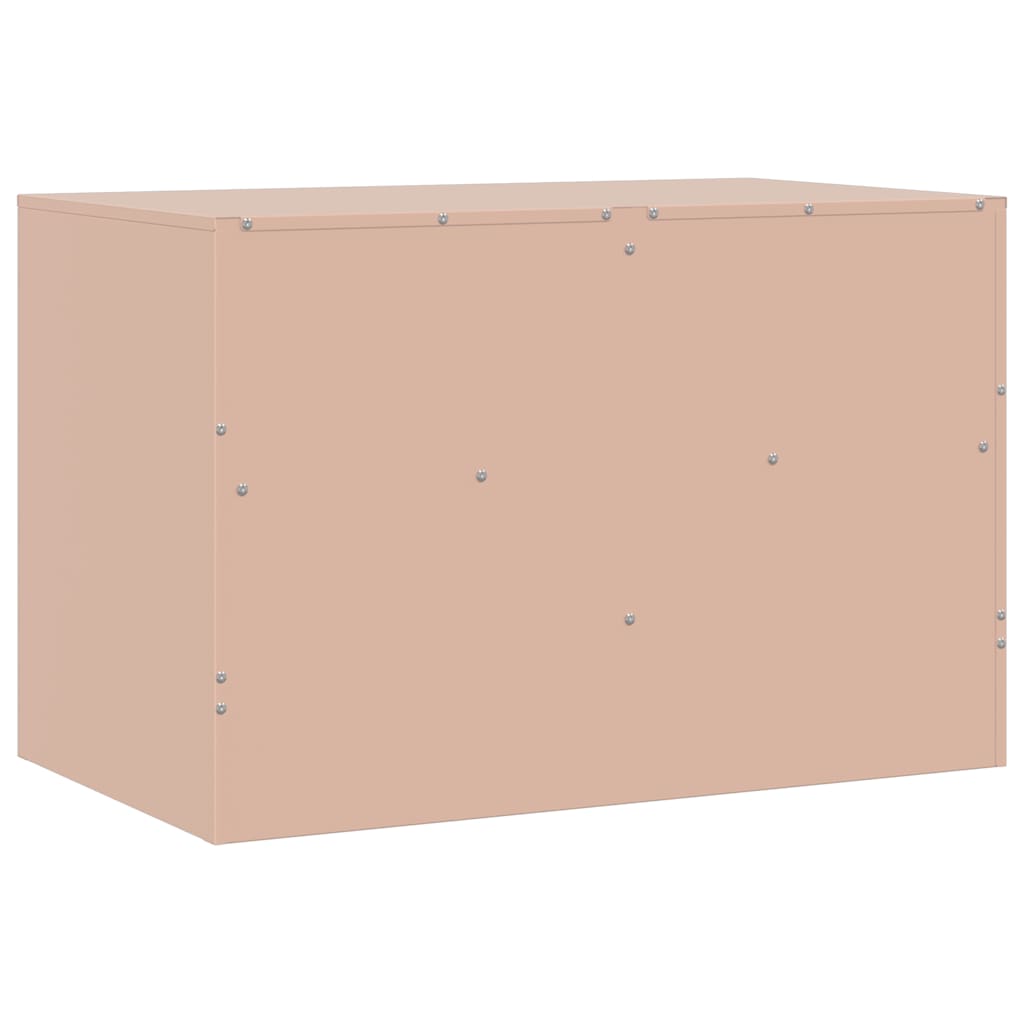 TV-Möbel DIV. TV-Skåp rosa 67x39x44 cm stål