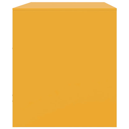 TV-Möbel DIV. TV-Skåp senapsgul 67x39x44 cm stål