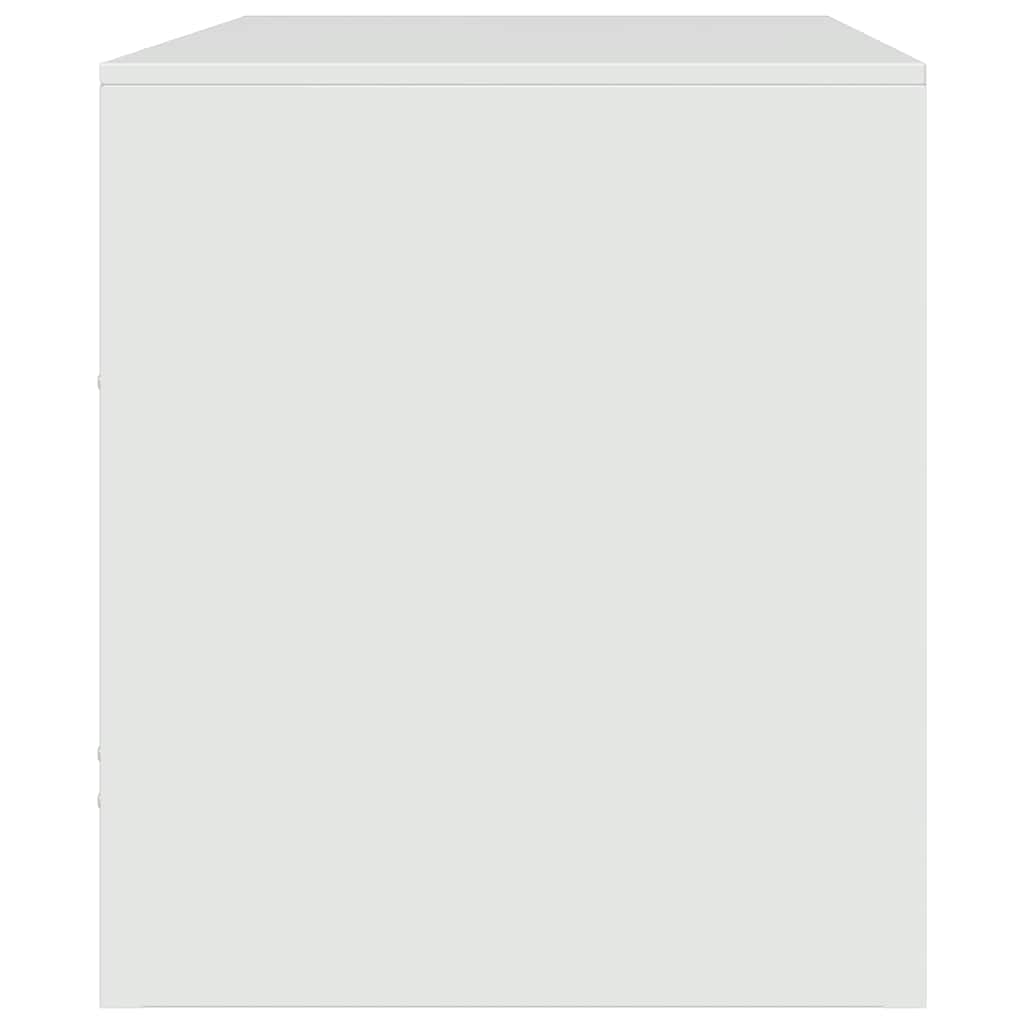 TV-Möbel DIV. TV-Skåp Vit 67x39x44 cm stål