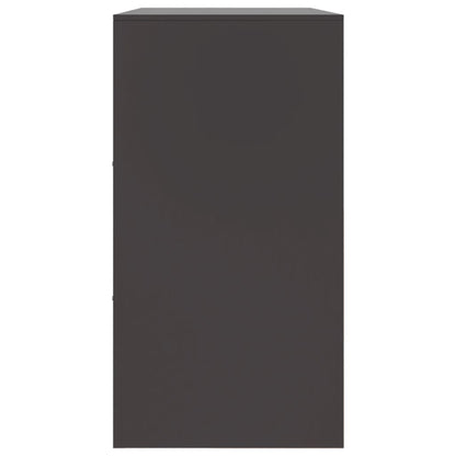 Skänk DIV. Svart 99x39x73 cm stål