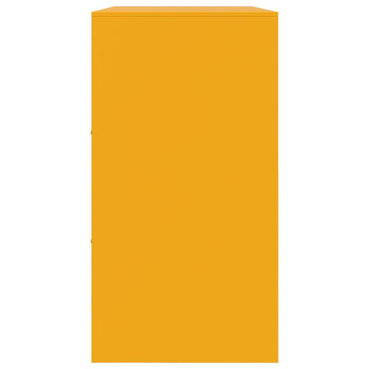Skänk DIV. senapsgul 99x39x73 cm stål
