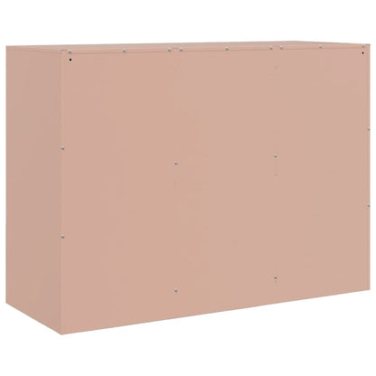 Skänk DIV. rosa 99x39x73 cm stål