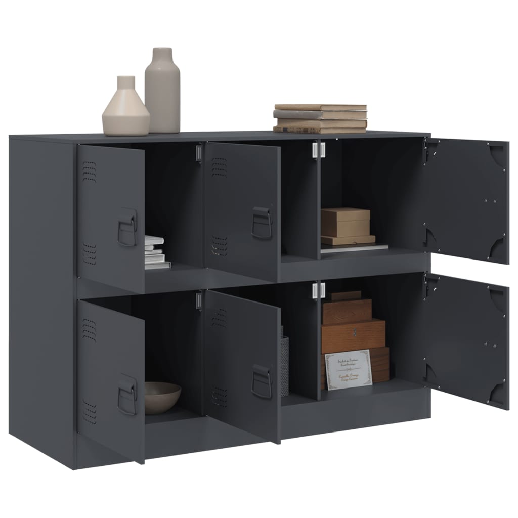 Skänk DIV. antracit 99x39x73 cm stål