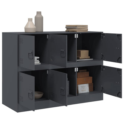 Skänk DIV. antracit 99x39x73 cm stål