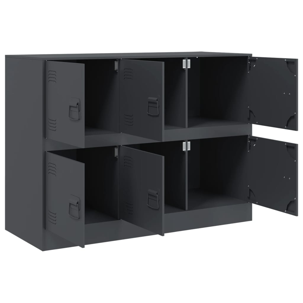 Skänk DIV. antracit 99x39x73 cm stål