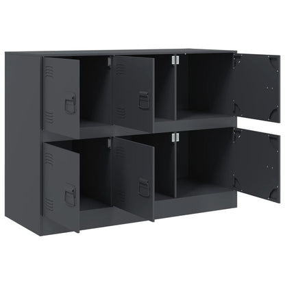 Skänk DIV. antracit 99x39x73 cm stål