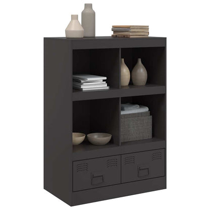 Skåp Svart 67x39x95 cm stål