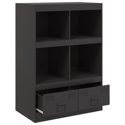 Skåp Svart 67x39x95 cm stål