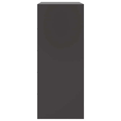 Skåp Svart 67x39x95 cm stål