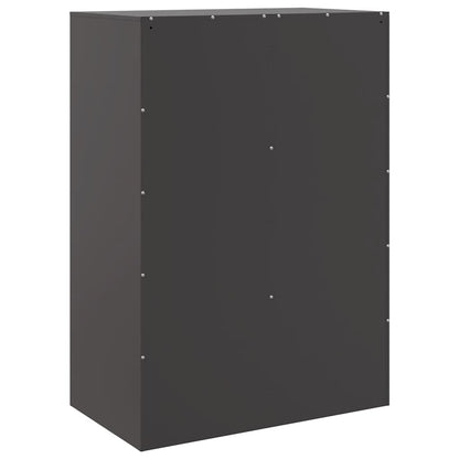 Skåp Svart 67x39x95 cm stål