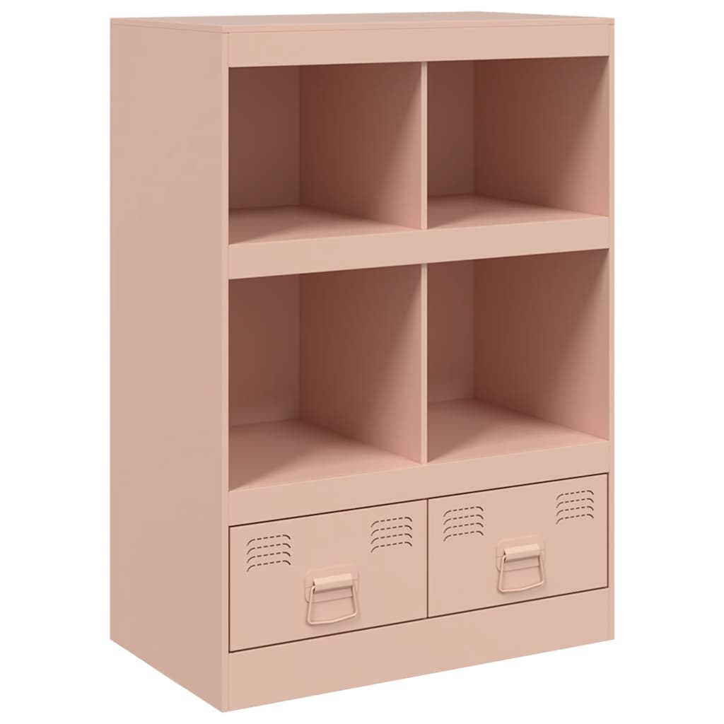 Skåp DIV. rosa 67x39x95 cm stål
