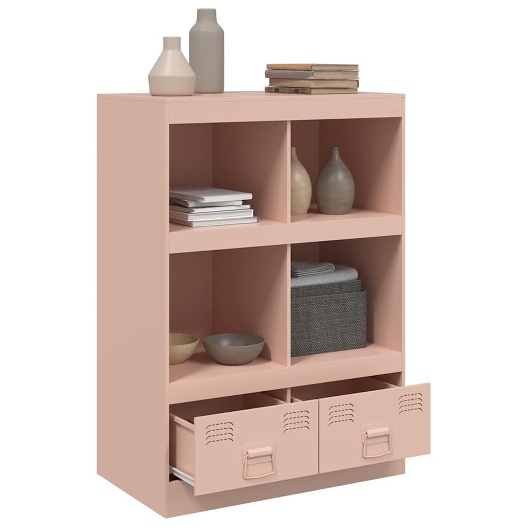 Skåp DIV. rosa 67x39x95 cm stål