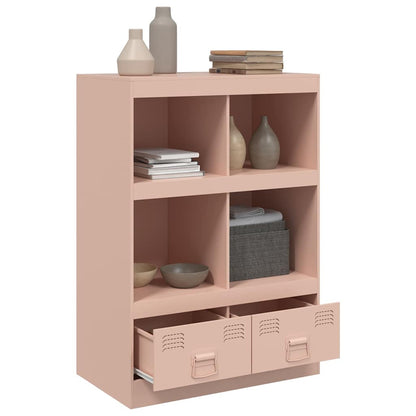 Skåp DIV. rosa 67x39x95 cm stål