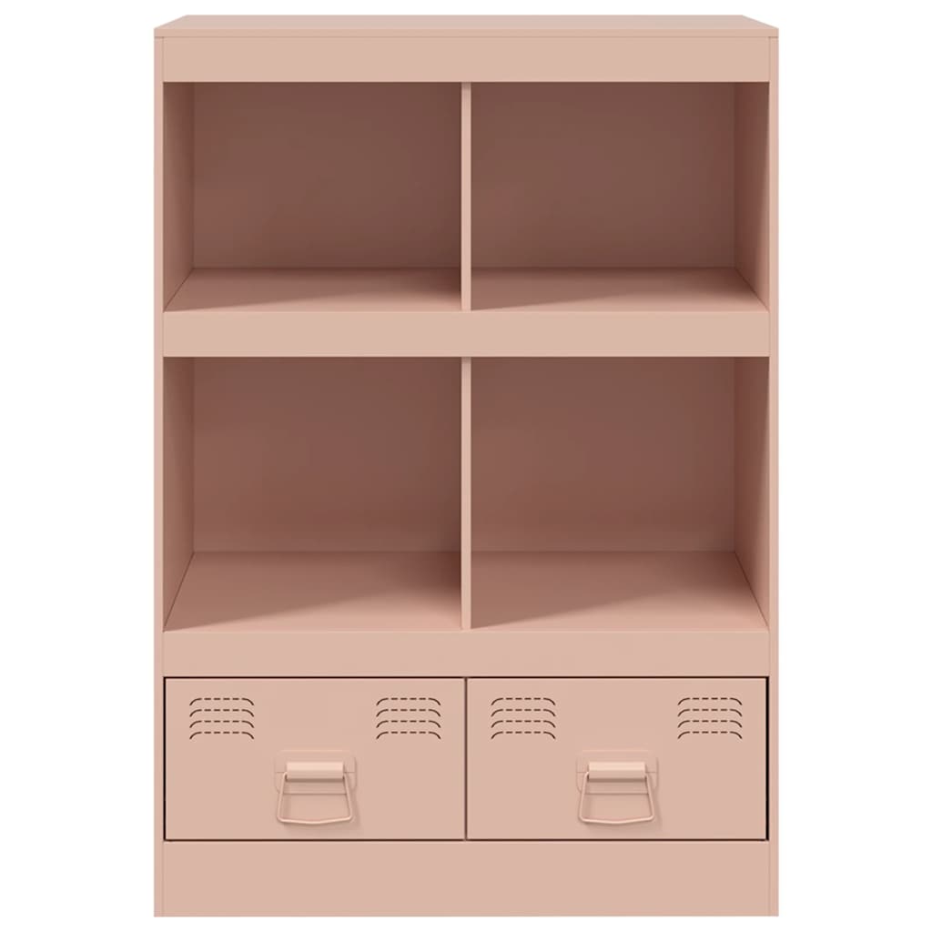 Skåp DIV. rosa 67x39x95 cm stål