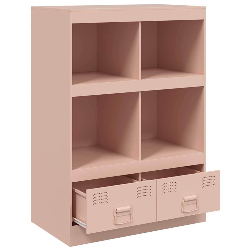 Skåp DIV. rosa 67x39x95 cm stål
