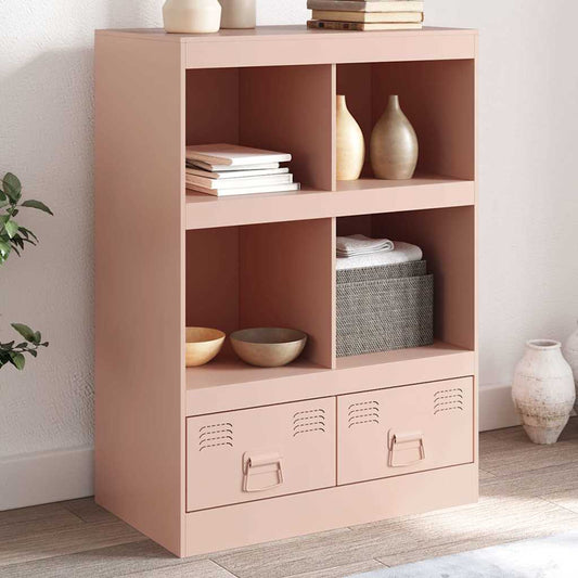 Skåp DIV. rosa 67x39x95 cm stål