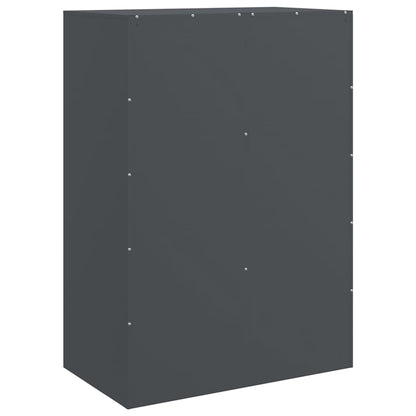 Skåp DIV. antracit 67x39x95 cm stål