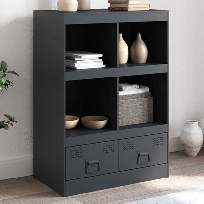 Skåp DIV. antracit 67x39x95 cm stål
