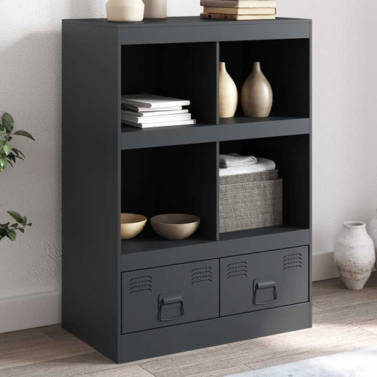 Skåp DIV. antracit 67x39x95 cm stål