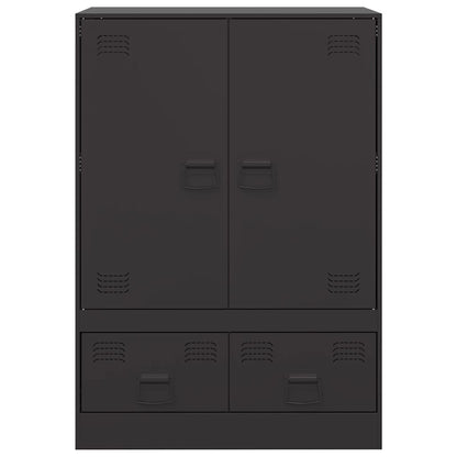 Skåp DIV. Svart 67x39x95 cm stål