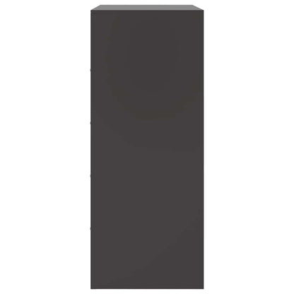 Skåp DIV. Svart 67x39x95 cm stål