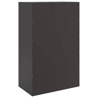 Skåp DIV. Svart 67x39x95 cm stål
