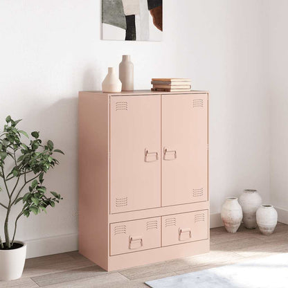 Skåp DIV. rosa 67x39x95 cm stål