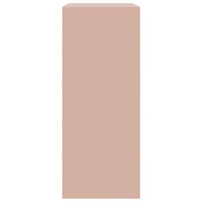 Skåp DIV. rosa 67x39x95 cm stål