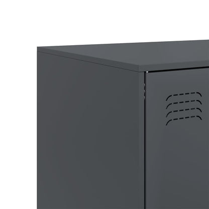 Skåp DIV. antracit 67x39x95 cm stål