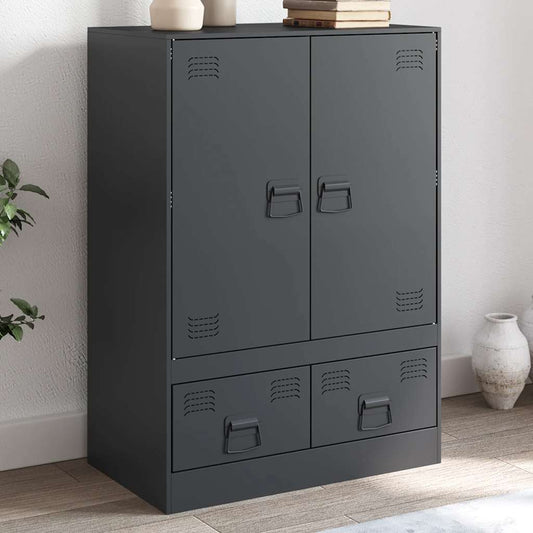 Skåp DIV. antracit 67x39x95 cm stål