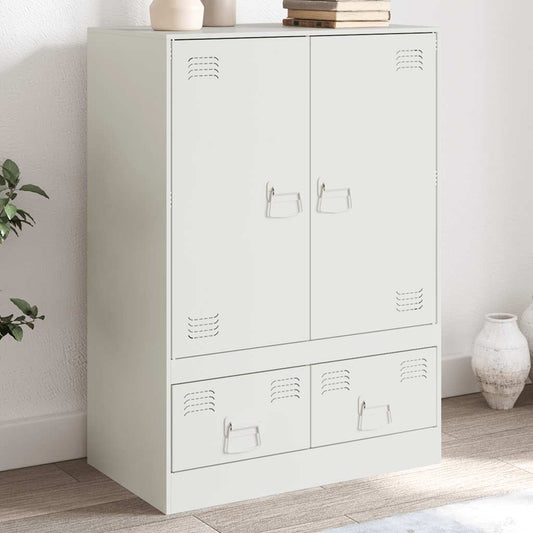 Skåp DIV. Vit 67x39x95 cm stål