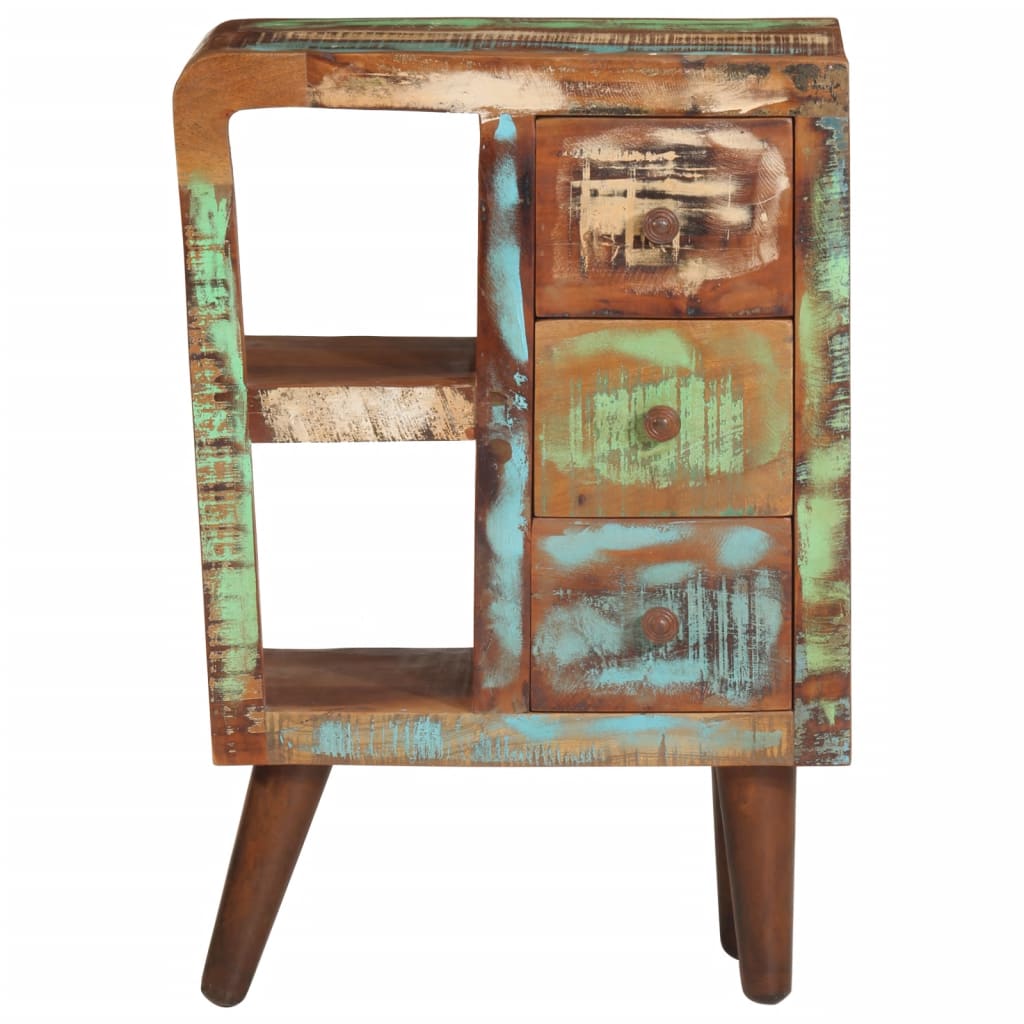 Skänk Trä 55x30x80 cm massivt återvunnet trä