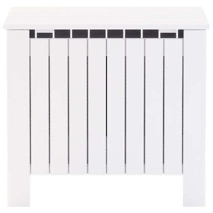 Förvaringsbänk med lock RANA Vit 60x49x54 cm massiv furu