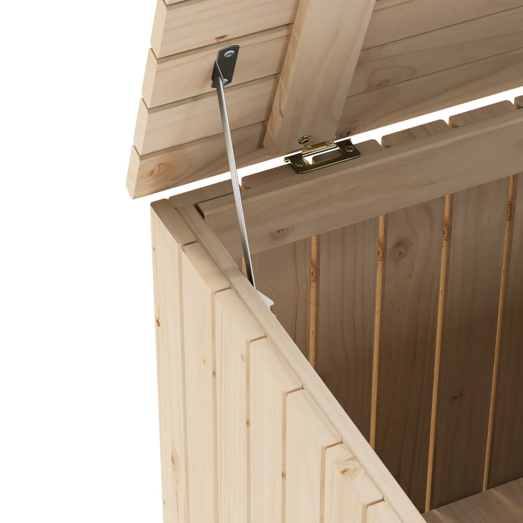 Förvaringsbänk med lock RANA 80x49x54 cm massiv furu