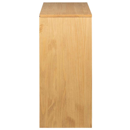 Byrå Trä SAUDA Ek 76,5x39x91 cm massiv furu