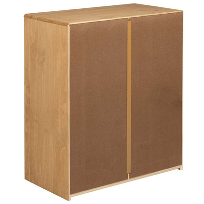 Byrå Trä SAUDA Ek 76,5x39x91 cm massiv furu